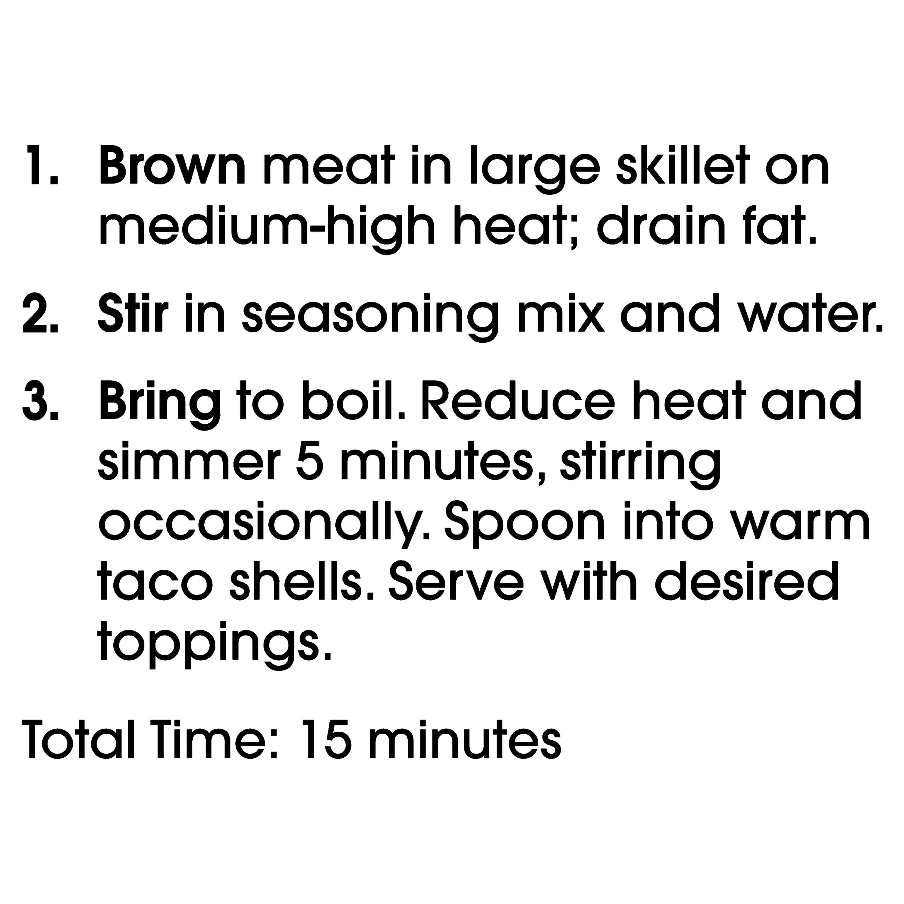 Great Value Reduced Sodium Taco Seasoning Mix, 1 oz