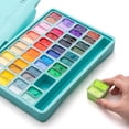 thumbnail image 3 of Set de pintura HIMI Twin Cup Jelly Gouache, 48 colores, 12 ml, con pinceles, 3 of 7