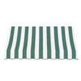 thumbnail image 2 of Awntech 5.375 ft Nantucket Fixed Awning Acrylic Fabric, Forest/White Stripe, 2 of 2
