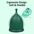 thumbnail image 4 of SHORDY Menstrual Cup (Green), Single Pack (Large) with Box, 4 of 10