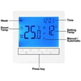 thumbnail image 3 of APPLAYERR Smart Heating Thermostat Weekly Programmable Function Blue Backlight Lcd For Indoor Room Temperature Regulation, 3 of 8