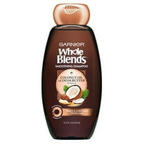 Garnier Whole Blends Shampoo with Coconut Oil & Cocoa Butter Extracts, 12.5 fl. oz.
