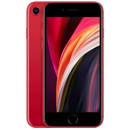 Apple iPhone SE (2020) 128GB GSM/CDMA Fully Unlocked Phone - Red (Certified Used)