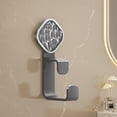 thumbnail image 1 of Fiudx Ofertas flash Artículos en oferta Estante de lavabo con patrón de glaciar para uso doméstico, ganchos de almacenamiento para lavabo sin agujeros, estante organizador, estantes de baño apilables, 1 of 6