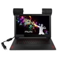 thumbnail image 2 of Portable Mini USB Stereo Speaker Notebook Laptop Computer PC Clip on Screen Clip-on Music Player Black, 2 of 8