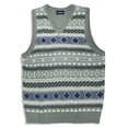thumbnail image 2 of Blue Ocean Boys Jacquard Sweater Vest (sv-670 boys), 2 of 5