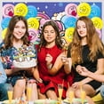 thumbnail image 5 of 32 Pcs For Kirby Theme Birthday Party Decorations and Supplies Set – Includes 1 Backdrop, 1 Cake Topper, 12 Cupcake Toppers, and 18 Balloons for Festive Celebrations, 5 of 5