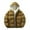 Army Green, variant on qolati Men's Hooded Puffer Jacket Winter Coat Warm Thickened Zip Up Color Block Quilted Padded Jackets with Pockets