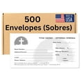 thumbnail image 4 of 500 Tithes and Offering Envelopes for Church (Sobres de Diezmos y Ofrendas para Iglesia) | Tithe Envelopes for Church | USA Company | Spanish & English, 4 of 4