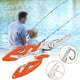 thumbnail image 4 of Alicates de pesca con tijeras | Herramienta multiusos para quitar anzuelos y cortar sedal | Herramienta de acero inoxidable para la caja de aparejos, 4 of 5