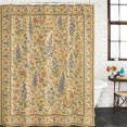 thumbnail image 2 of Vintage Botanical Bathroom Shower Curtains with 12 Hooks Polyester Waterproof Shower Curtain for Stalls and Bathtubs Countryside Foliage Rustic Decorative Bathroom Privacy Curtain 66x72 Inches, 2 of 7