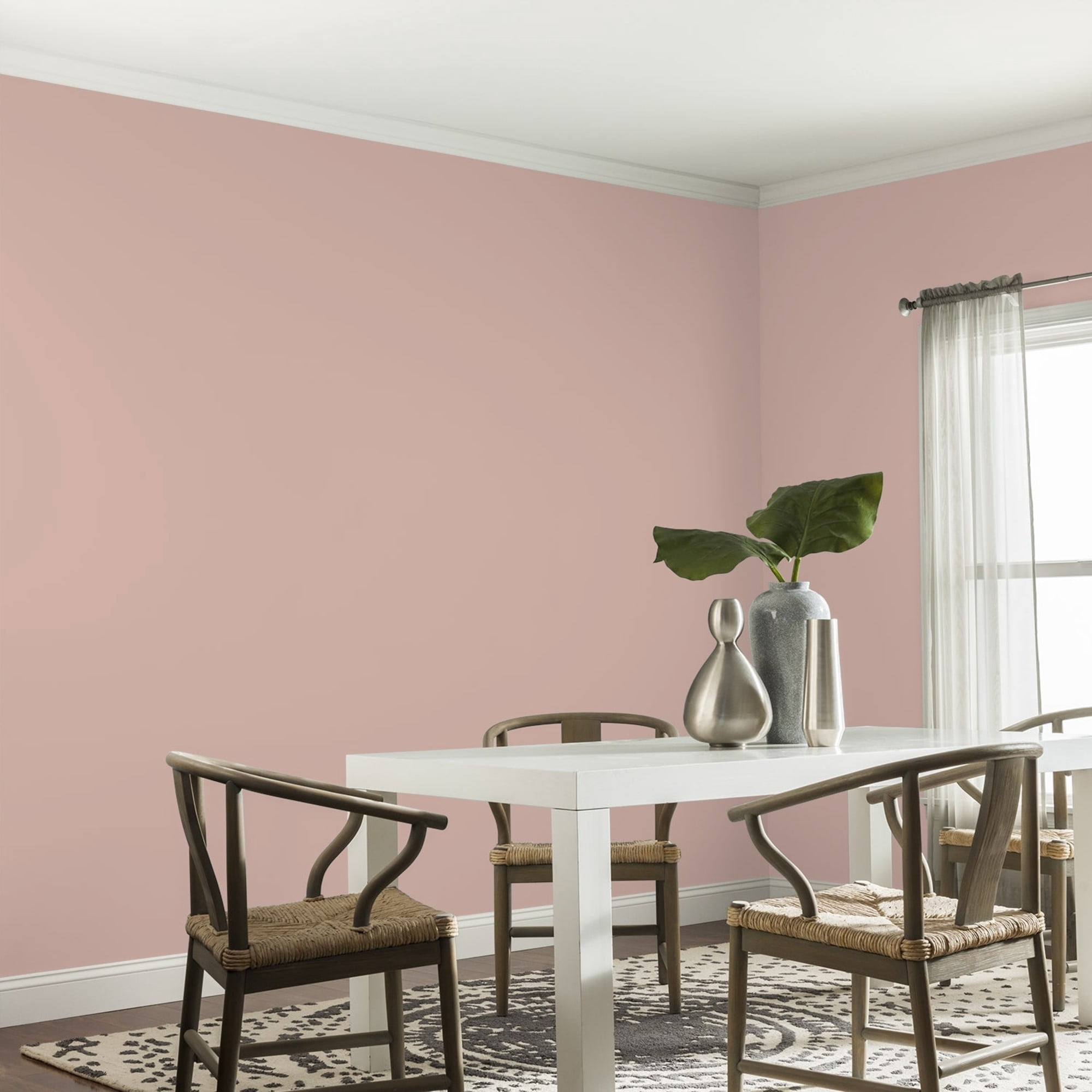 Glidden Fundamentals Velveteen Crush / Pink, Eggshell Interior Paint, 5 Gallon