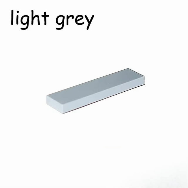 50/200PCS 2431 Size 1x4 Flat Tile 1*4 Bricks MOC Assemble Particles Smooth Building Blocks DIY Educational Creative Toy for Kids light-grey 50pcs