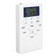thumbnail image 2 of Radio profesional QQT102 Mini receptor FM estéreo portátil con pantalla LCD y auriculares, color blanco, 2 of 14