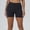 Black, variant on Womens Athletic Shorts Summer Solid Color High Waist Workout Shorts Casual Loose Fit Lightweight Beach Shorts Trendy Womens Clothes