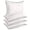 Blue(4PC), variant on Firm Support Pillow 4-Pack, Hotel-Grade Cool Touch, Premium Fiber Fill for Back, Stomach, Side Sleepers | Valentine's & Presidents' Day Gift