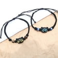thumbnail image 6 of SIEYIO Cat Bead Wristband Carved Cat Bracelet Braided Rope Cat Hand Chain Bracelets for Men Women Jewellery Holiday Ornament, 6 of 17