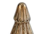 thumbnail image 3 of 12" Brown And Gold Glass Christmas Tree Sculpture, 3 of 3