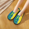 thumbnail image 4 of House Slippers for Women Men - Rainbow Colored Lightweight House Shoes Fuzzy Slippers, Soft Slip-On Cozy House Slippers for Woman Indoor Outdoor, 4 of 7