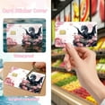 thumbnail image 3 of WWS-Dragon Flower Credit Card Skin - 4 Pcs Pterosaur Themed Debit Skin Stickers Dragon Flroal Credit Cover Set for Transportation Key Debit Bus Cards Women, 3 of 4