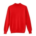 thumbnail image 5 of Godokuleh Sweaters for Women Cozy Crew Neck Long Sleeve Pullover Tops Sweaters Y2k Soft Lightweight Knit Sweater 2025 Red L, 5 of 5