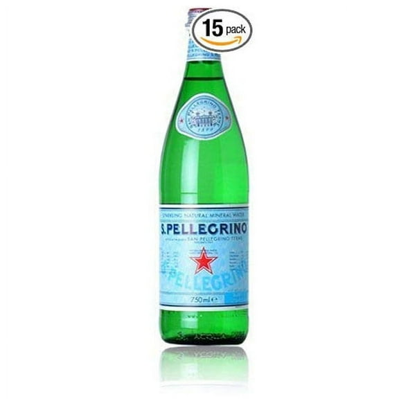 San Pellegrino, Water Sparkling Mineral, 25.36 Fl Oz, 15 Pack