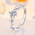thumbnail image 4 of Hearth & Gear Fashion All- Open Cold Wind Small Ring Ring Jewelry Rings for Teens Girls Fashion Ring Set Rings for Teen Girls Pack Womens Rings Statement Ring Set Middle Finger Necklace Preppy Rings, 4 of 7