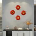 thumbnail image 4 of Homerr Metal Flower Wall Art Garden Wall Decor Handmade Multicolored Metal Sunflower Wall Decor Flower Art for Garden Home Outdoor Hanging Decoration, 4 of 8