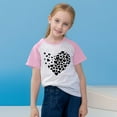 thumbnail image 5 of Cethrio T-Shirts for Kids, Printed Casual Crewneck Short Sleeve Summer Tops Pink Size 7-8 T, 5 of 9