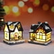 thumbnail image 5 of Casa de resina con luz LED para Navidad, decoración navideña, escena navideña de resina, casa de pueblo, ciudad para regalos de Navidad, 5 of 6