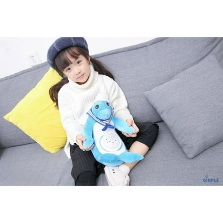 Dolly Dolphin Nightlight Soother Lullabies Nature Sounds Projecting Stars Moon