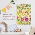 thumbnail image 7 of 12.5"x9" Fruit Painting Clipboards, Standard A4 Letter Size Nursing Clipboard with Low Profile Metal Clip Decorative Clip Board for Office Supplies,Gold, 7 of 7