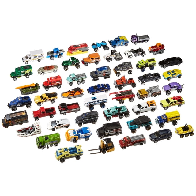 Paquete de 50 autos Matchbox de metal a escala 1:64