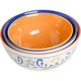 thumbnail image 3 of Laurie Gates Tierra 3 Piece Stoneware Hand Painted Nesting Bowl Set - 3 Assorted Designs, 3 of 5