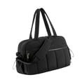thumbnail image 4 of Bolsa de viaje portátil para artículos de aseo, bolsa de gimnasio para mujer, ideal para el fin de semana. Negro, 4 of 8