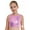 Pink, variant on TSSOE Kids Girls Sparkling Sequin Crop Top Vest for Jazz Dance Cheerleading Stage Performance Pink 10-14