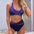 thumbnail image 3 of Conjuntos de Bikinis Traje de Baño Bikini Dividido Para Mujer Traje de Baño Con Sujetador Acolchado de Playa A Juego de Color Degradado de Dos Piezas Odeerbi ODB117617, 3 of 7