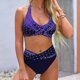 thumbnail image 2 of Traje de baño de dos piezas con sujetador acolchado de playa a juego de color degradado sexy para mujer Fridja  nalpqowj57542, 2 of 7
