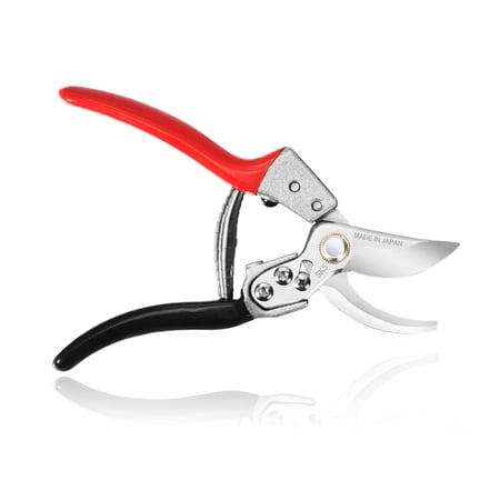 TONMA Pruning Shears [Made in Japan] 8" Bypass Hand Pruners, Garden Scissors Clippers, Plant Trimmers