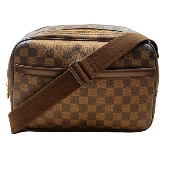 Pre-Owned Louis Vuitton Damier Reporter PM N45253 Handbag Shoulder Bag for Men and Women