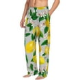 thumbnail image 2 of Bingfone Lemon1 Mens All Over Print Sleep Pajama Pants-Xx-Large, 2 of 9