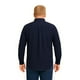 thumbnail image 2 of Big Kong Camisa manga larga cuadros azul marino ropa oversize caballero, 2 of 5