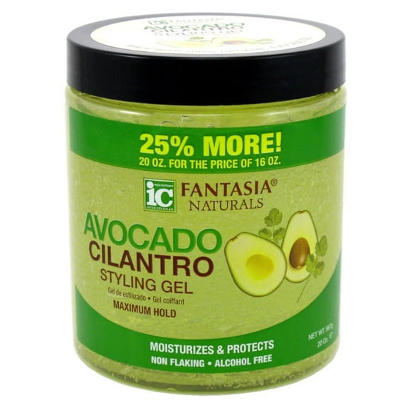 Fantasia Avocado Cilantro Gel Maximum Hold 20oz (Pack of 3)