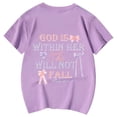 thumbnail image 1 of Vêtements pour Filles Chemise à Manches Courtes Imprimée Col Rond pour Filles Vêtements d'Été pour Fillettes Vêtements pour Filles de 8-9 Ans Vêtements Tendance pour Filles, 1 of 5