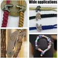 thumbnail image 6 of 3 Pcs Dinosaur Head Shaped Brass Beads Mixed Colors Metal Spacer Beads Keychain Bracelet Accessories Bead Necklace Pendant Bead for EDC String Craft, 6 of 9