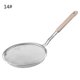 thumbnail image 3 of Slotted Spoon Wooden Handle Food Grade Stainless Steel Pasta Server Colander, 3 of 5
