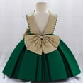 thumbnail image 1 of HAWEE Robe Tutu à Paillettes pour Filles avec Nœud, Dos Nu, Grande Robe de Bal de Mariage Formelle (6M-6T), 1 of 7