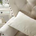 thumbnail image 4 of Home Soft Things Milliken Plush Throw Pillow Covers 2 Piece Set - Angora - 14" x 26", 4 of 4