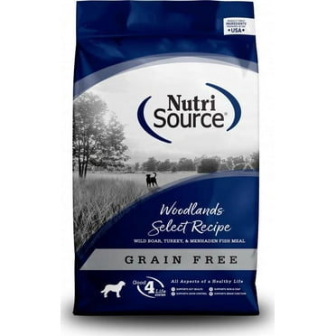 NutriSource Grain Free Woodlands Dry Dog Food 4 lb