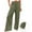 Green, variant on QUYUON Women's Pants Sale Loose Wide Leg Pants High Waisted Straight Tube Cotton Linen Casual Pants Sweatpants Women Long Pant Leg Length Casual Style P7284 Green XL